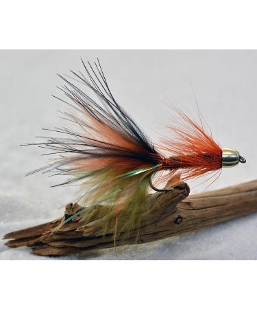 Thin Mint Cone Head Streamer Fly Fishing Flies - 12 Mustad Signature Hooks in #6, #8, #10, #12 | Weighted Trout Streamer Assortment - Buy Online on SooperMarket.com