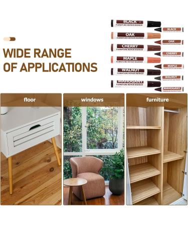 ibasenice Floor Repair Kit - Furniture Touch-Up Markers for Wood & Metal - Complete Furniture Repair Solution - Buy Online on SooperMarket.com
