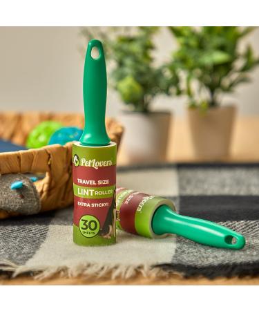 PetLovers Mini Lint Rollers - Extra Sticky (4 Pack) - Travel Size for Pet Hair - Buy Online on SooperMarket.com