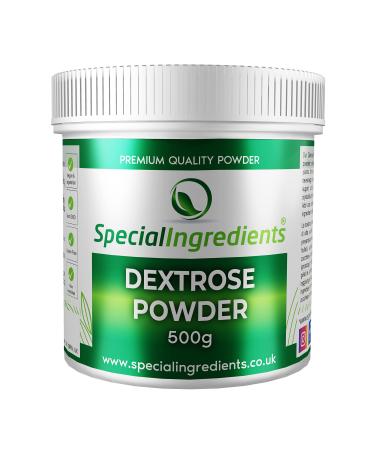 Dextrose Powder 500g Premium Quality Powder Suitable for Vegans & Vegetarians. Non-GMO Gluten Free Non-Irradiated Recyclable Plastic Container 500 g (Pack of 1)