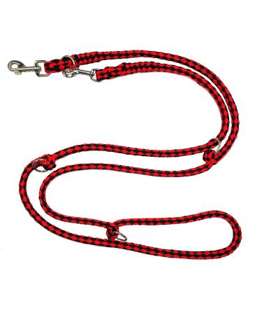 Adjustable Dog Exercise Line for Large Dogs up to 80kg - Durable 2.4m to 5m Options in 17 Fabrics | Heavy-Duty Double Linen Guide - Buy Online on SooperMarket.com