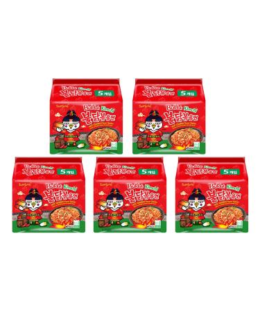 Samyang Kimchi Flavour Hot Chicken Noodle Ramen (Pack of 25) by CNMART