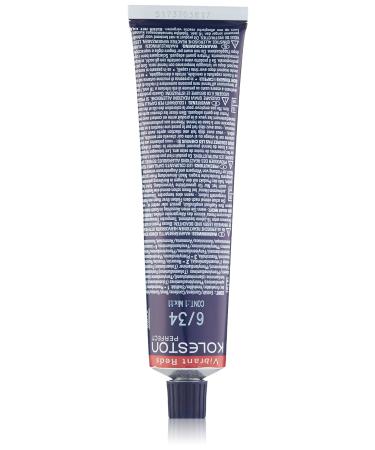 Wella Professionals Koleston 6/ 34 dark blonde gold-red 1 pack (1 x 60 ml) 6/34 dark blonde gold-red