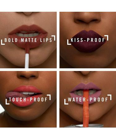 Rimmel Stay Matte Liquid Lipstick Coral Sass 600 - Long-lasting Coral Lip Color - Buy Online on SooperMarket.com