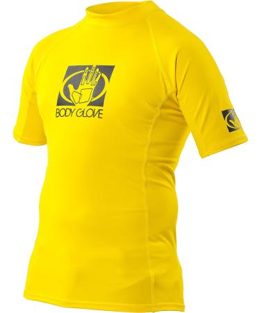 Body Glove Unisex Yellow Rash Guard Shirt Size 14 - Kids Basic S/A Rashguard - Buy Online on SooperMarket.com