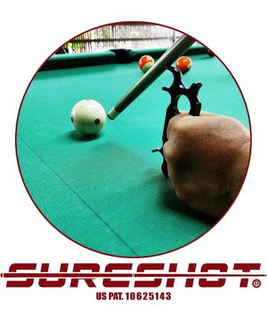 Sure Shot 3-Finger Billiard Mechanical Bridge for Billiards  Hand Held Pool Bridge  Billiards Pool Cue Accessory  The First Ever Handheld Snooker Accessory That Perfects Every Shot! - Buy Online on SooperMarket.com
