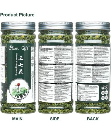 Plant Gift Panax Notoginseng Flower 60G/2.12oz Tienchi Notoginseng Tea Tienchi Ginseng - Buy Online on SooperMarket.com