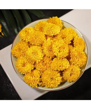 Chrysanthemum Tea 150g Chrysanthemum Tea Big Rhubarb Flower Yellow Chrysanthemum Tea Loose Leaf Edible yellow tea - Buy Online on SooperMarket.com