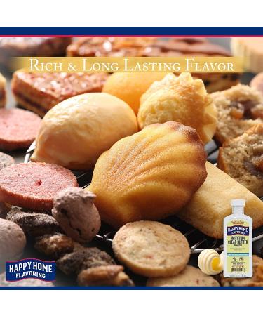 Certified Kosher Non-Alcoholic Imitation Clear Butter Flavoring - 7 oz | Happy Home - Buy Online on SooperMarket.com