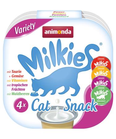 animonda Milkies Selection portioned cat milk 15x (4 cups of 15 g each) Variety 1 piece (pack of 60)
