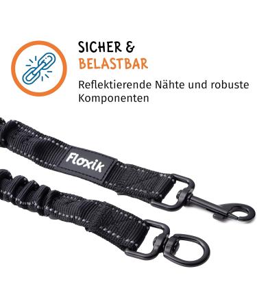 FLOXIK RULD DISCHESS Dog Small | Strong Elastic Linen Leash for Walking Jogging & Cycling - Perfect for Every Dog - Buy Online on SooperMarket.com