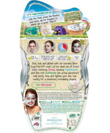 7th Heaven Silver Easy Peel Off Face Mask with Powered Smithsonite Pressed Orchid and Crushed Violet for a Deep Micro Cleanse Ideal for Normal Combo and Oily Skin - Buy Online on SooperMarket.com