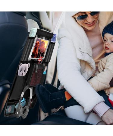 Toniebox Holder Car Organiser with Tablet Bag - Seat Back Cover for Kids' Car Accessories - Black - Buy Online on SooperMarket.com
