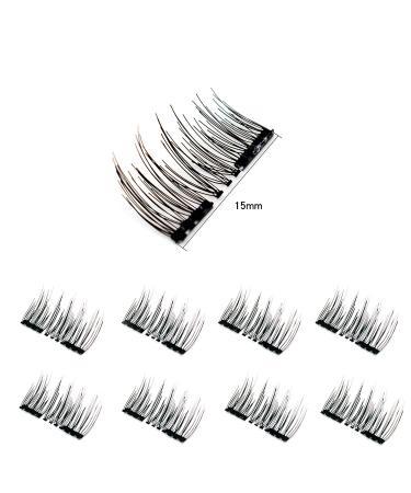 3D Reusable Magnetic Eyelashes - Lightweight, Natural Look, Easy to Wear - No Glue Needed! Includes Tweezers - 1 Count - Buy Online on SooperMarket.com