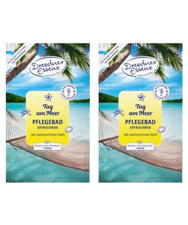 Pack of 2 Dresdner Essence Bath Day at the Sea 2 x 60 g Bath Additive vegan