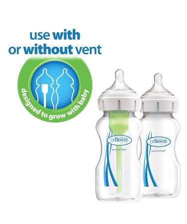 Dr. Brown's Natural Flow Anti-Colic Glass Baby Bottles 5 oz - 3 Pack, Slow Flow Nipple - Buy Online on SooperMarket.com