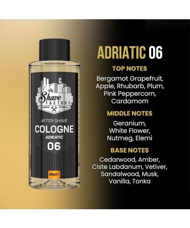 the shave factory After Shave Cologne Series (06 Adriatic 500ml (16.9 fl. oz)) 06 Adriatic 16.9 Fl Oz (Pack of 1) - Buy Online on SooperMarket.com
