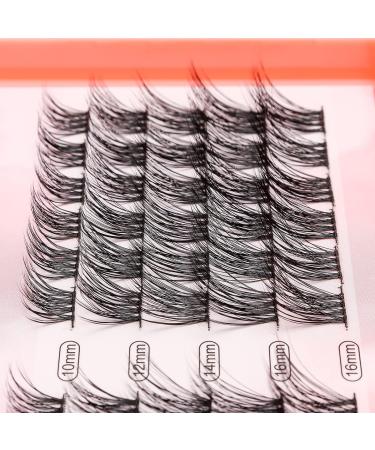 DIY Individual Eyelash Extensions - Mixed 10-12-14-16mm False Lashes for Stunning Makeup - Buy Online on SooperMarket.com