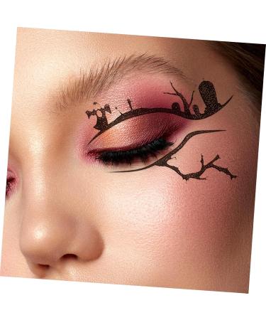 Healeved 4 Pairs Halloween Temporary Eyeliner Stickers Stickers Eyeshadow Temporary Eyeliner Decals - Buy Online on SooperMarket.com