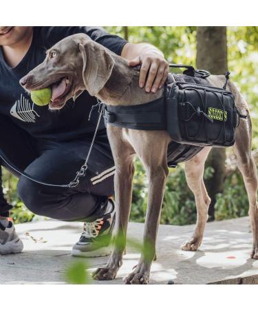 OneTigris Mammoth Dog Backpack 2.0 - Tear-Resistant Camping & Hiking Backpack for Medium/Large Dogs (M Black) - International Shipping Available - Buy Online on SooperMarket.com