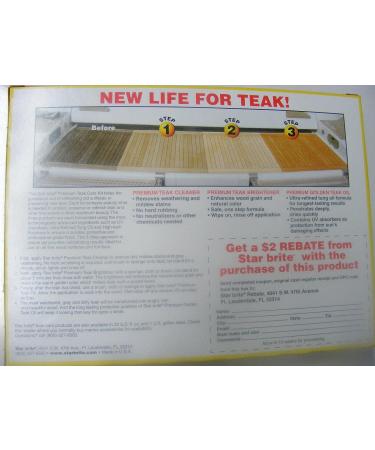 STAR BRITE Premium Gold Teak Oil Quart - Ultimate Protection for Teak Furniture - Buy Online on SooperMarket.com