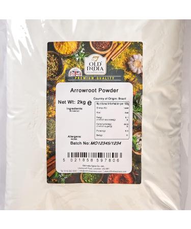 Old India Arrowroot Powder 2kg - Natural Thickening Agent - Pack of 1 - Buy Online on SooperMarket.com