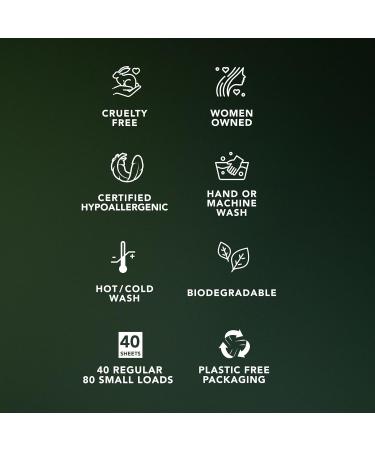 Eco Living Club Laundry Detergent Sheets Hypoallergenic Eco-Friendly Biodegradable Plastic Free Paraben and Cruelty Free Travel Friendly Eco-strips (40 Load) (Spring Scent) - Buy Online on SooperMarket.com