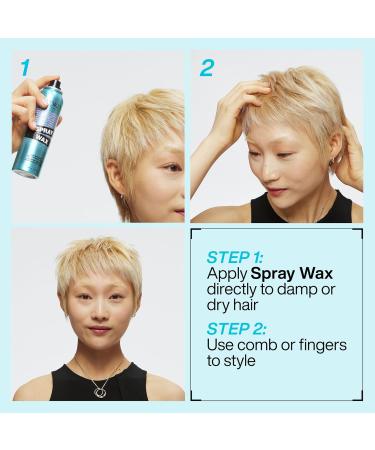 Redken Spray Wax Invisible Texture Mist | High Impact Finishing Spray-Wax | Adds Volumizing Body Dimension & Tames Flyaways | Medium Control |For All Hair Types 2 Ounce (Pack of 1) - Buy Online on SooperMarket.com