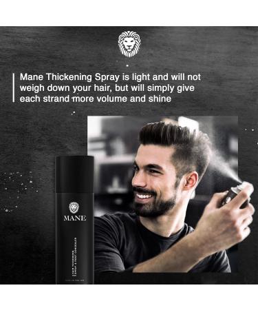 MANE Hair Thickening Spray & Root Touch Up Seal & Control Combo Pack Instantly Thicker Hair for Men & Women Fill in Hairlines and Hide Thinning and Fine Patches - Gray 12 Colors (6.76 oz) Grey - Buy Online on SooperMarket.com