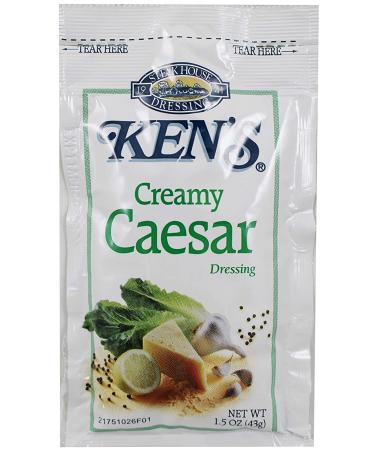 Ken's Steakhouse Creamy Caesar Dressing 1.5 oz Packets - Pack of 20 - Buy Online on SooperMarket.com