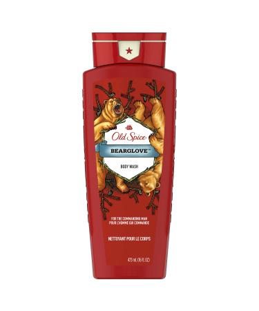 Old Spice Wild Bearglove Scent Body Wash for Men Red 16 Oz Packaging may vary Red