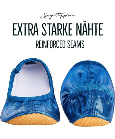 Buy Winning Podium Glitter Gymnastics Shoes for Kids Breathable Non-Slip Slippers (Size 24-40) in Blue Perfect for Girls & Boys Gymnastics & Ballet - Buy Online on SooperMarket.com