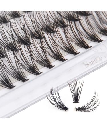 Lash Clusters Individual Cluster Lashes Eyelash Clusters 3D Natural Look Black Soft Eyelashes 20 Roots 0.10mm Mix DIY Eyelash extensions by BEYELIAN 0.10 20Roots mix(10/12/14mm)