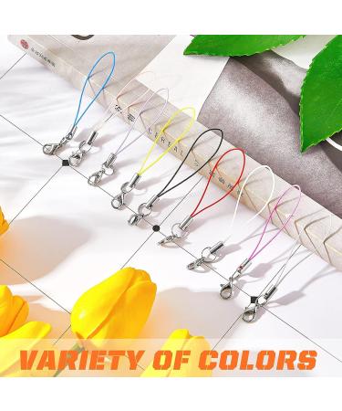 Flutesan Lobster Clasp Cords - 100 Pieces, 9 Colors - Mini Lariat Cord Straps for DIY Jewelry - Cellphone/USB/Keychain Lanyards - Buy Online on SooperMarket.com