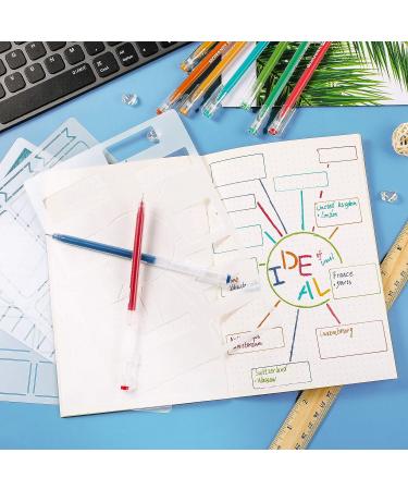 24 Piece Plastic Journal Stencil Set - Ultimate Productivity DIY Templates for A5 Journal - Classic Style - Buy Online on SooperMarket.com