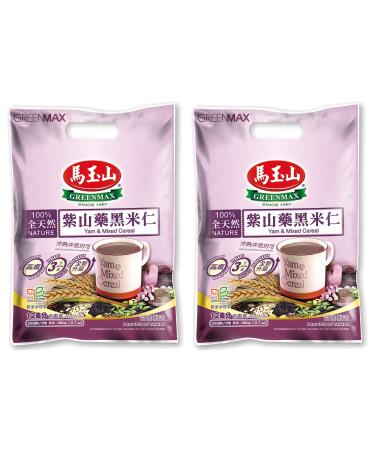 Pack of 2 Greenmax Healthy Yam and Black Rice Instant Cereal Drinks  - 13 Serving Per Pack