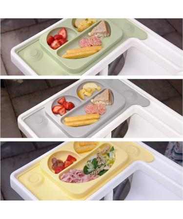 EasyMat 'Perfect Fit' for IKEA Antilop Highchair by EasyTots | Yellow Baby Suction Plate & Placemat for Baby Led Weaning - Buy Online on SooperMarket.com