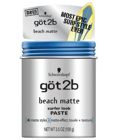 Got2b Beach Matte Surfer Look Paste  3.5 Ounce   6 Count (Pack of 1)