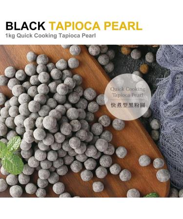 Black Tapioca Pearl Boba for Bubble Tea Drink Boba Milk Tea Catering Pack 1KG (Pack of 6) HALAL - Buy Online on SooperMarket.com