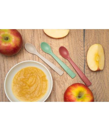 Buy nip Eat Green Eco Organic Baby Spoon Set - Melamine-Free Dishwasher Safe Perfect for Babies 4 Months & Up - 3 Pieces - Buy Online on SooperMarket.com
