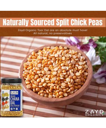 Zayd Organics Toor Dal  Indian Split Yellow Pigeon Peas  USDA Organic  1.75lbs (800g) - Buy Online on SooperMarket.com