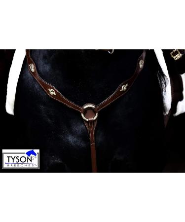 Jose Breastplate Show - Premium Portuguese & Spanish Black Brown for WB VB XF XXF Calfblood - International Shipping Available - Buy Online on SooperMarket.com