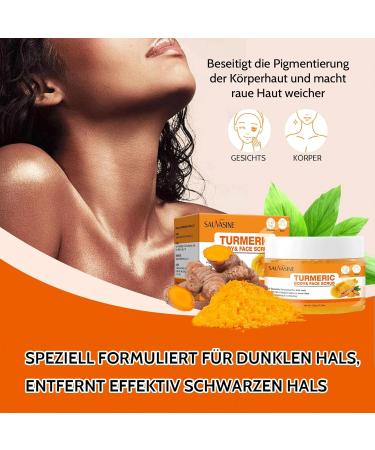 Shefave Turmeric Body Scrub Turmeric Face Scrub Deep Pore Cleansing Dark Spot Correcting Face Scrub Exfoliating for Face Body Neck Dry & Dull Skin Exfoliation Exfoliates - Buy Online on SooperMarket.com