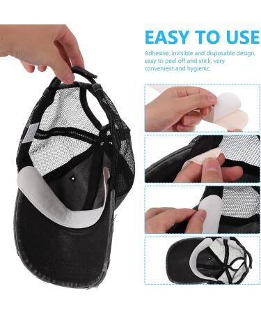 Exceart 50pcs Self-Adhesive Sweat Pads for Hats - Disposable Welding Tape for Men & Women (White) - Buy Online on SooperMarket.com