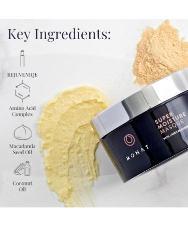 MONAT Super Moisture Masque | Advanced Hydration for Soft Silky Hair | Weekly Hair Mask for Lustrous Shine - Buy Online on SooperMarket.com