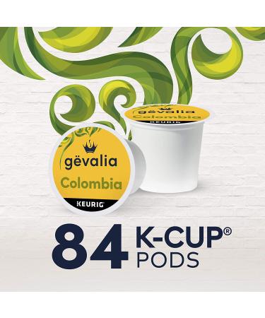 Gevalia Colombia K-Cup Coffee Pods - 84ct Box for Keto & Low Carb Lifestyle - Buy Online on SooperMarket.com