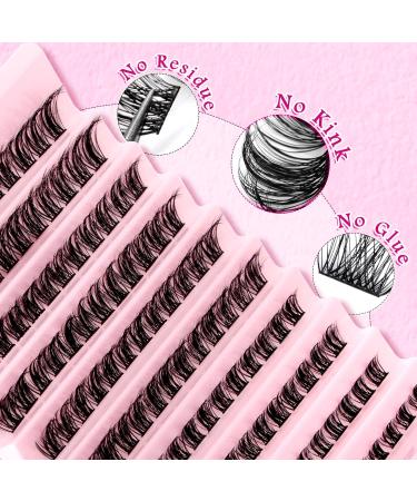 120Pcs DIY Natural Look Wispy Cluster Lash Extensions - 8-16MM D Curl Individual Lashes for Home Use - Reusable Individuals (Pretty) - Buy Online on SooperMarket.com