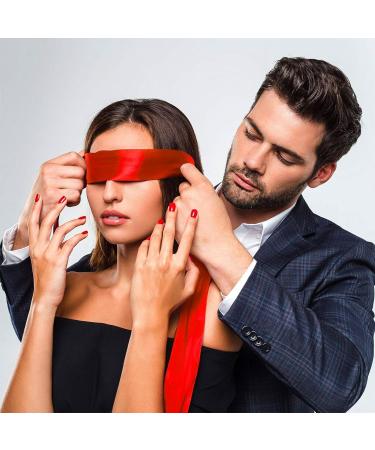 Healifty 4Pcs Satin Blindfold Mask Set for Sleep, Play, Meditation - Adult Eye Mask for Couples Lovers - Buy Online on SooperMarket.com