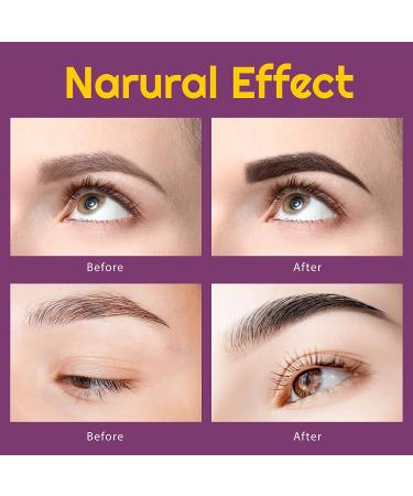 AYASAL Lash & Brow Coloring Kit | Professional Semi-Permanent 2-IN-1 Color | Long Lasting, Salon & Home Use - Buy Online on SooperMarket.com