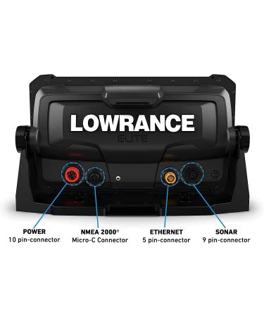 Lowrance Elite FS 9 Fish Finder with Active Imaging 3-in-1 Transducer | Preloaded C-MAP Contour+ Charts | 9 Inch Screen - Buy Online on SooperMarket.com